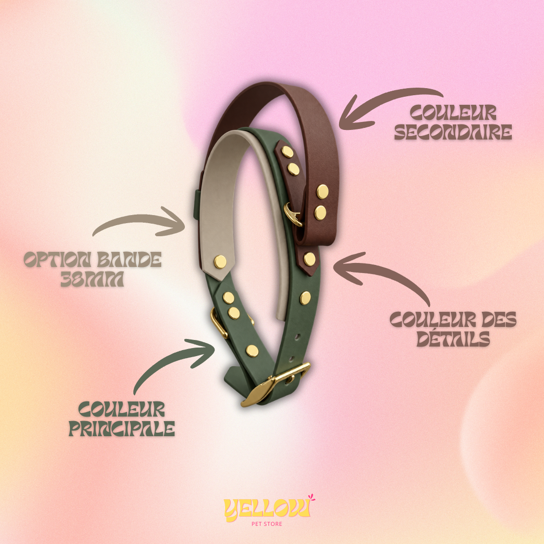 Collier Buddy en BioThane® personnalisable