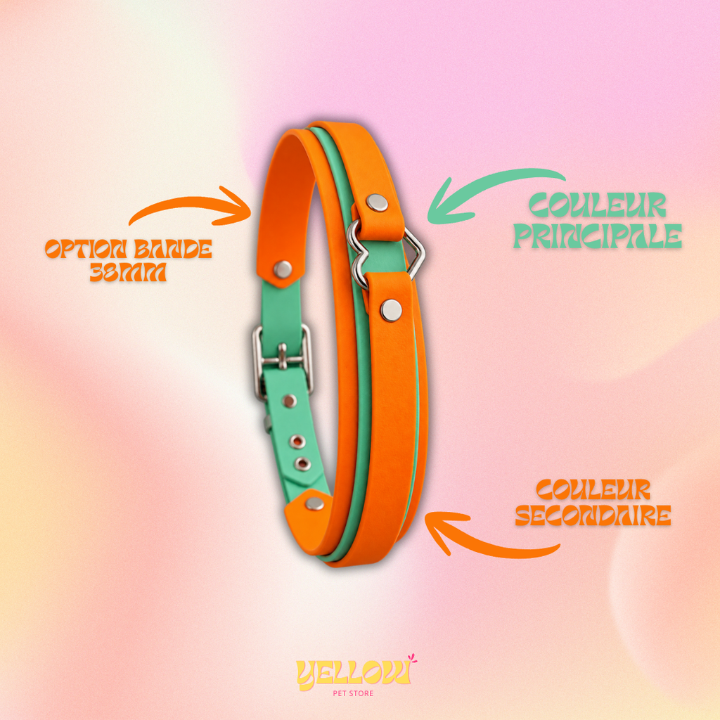 Collier Love en BioThane® personnalisable